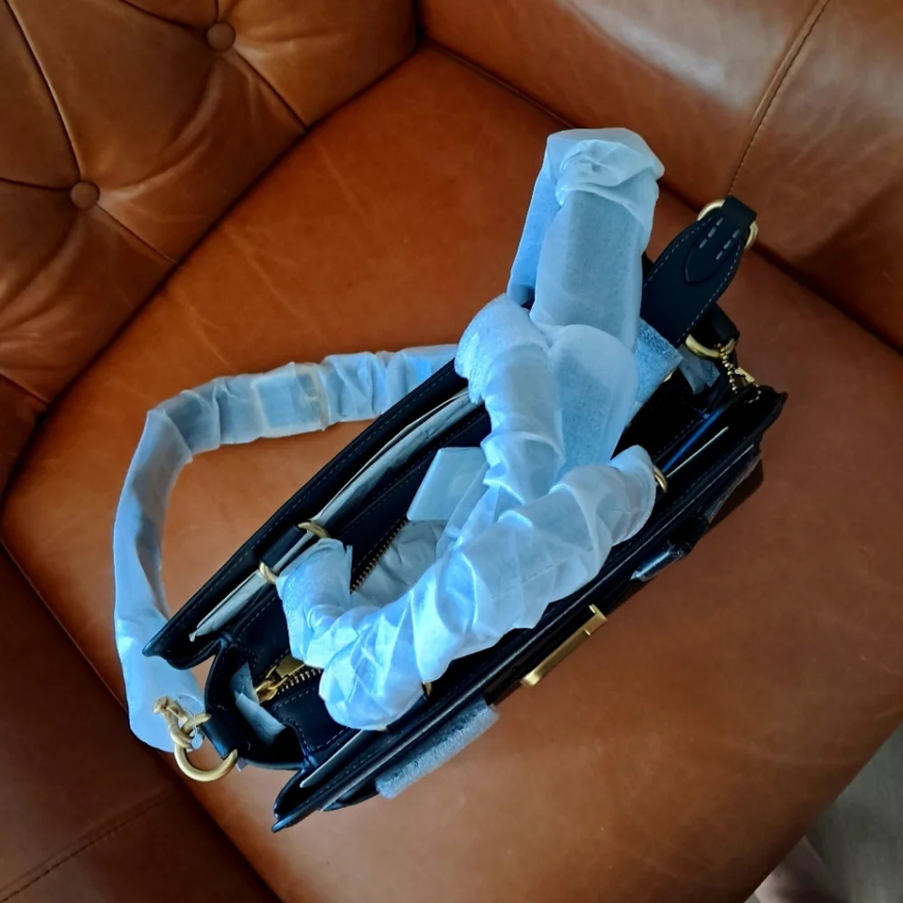 NWT Coach Tate Carryall 29 Black - Picture 6 of 16